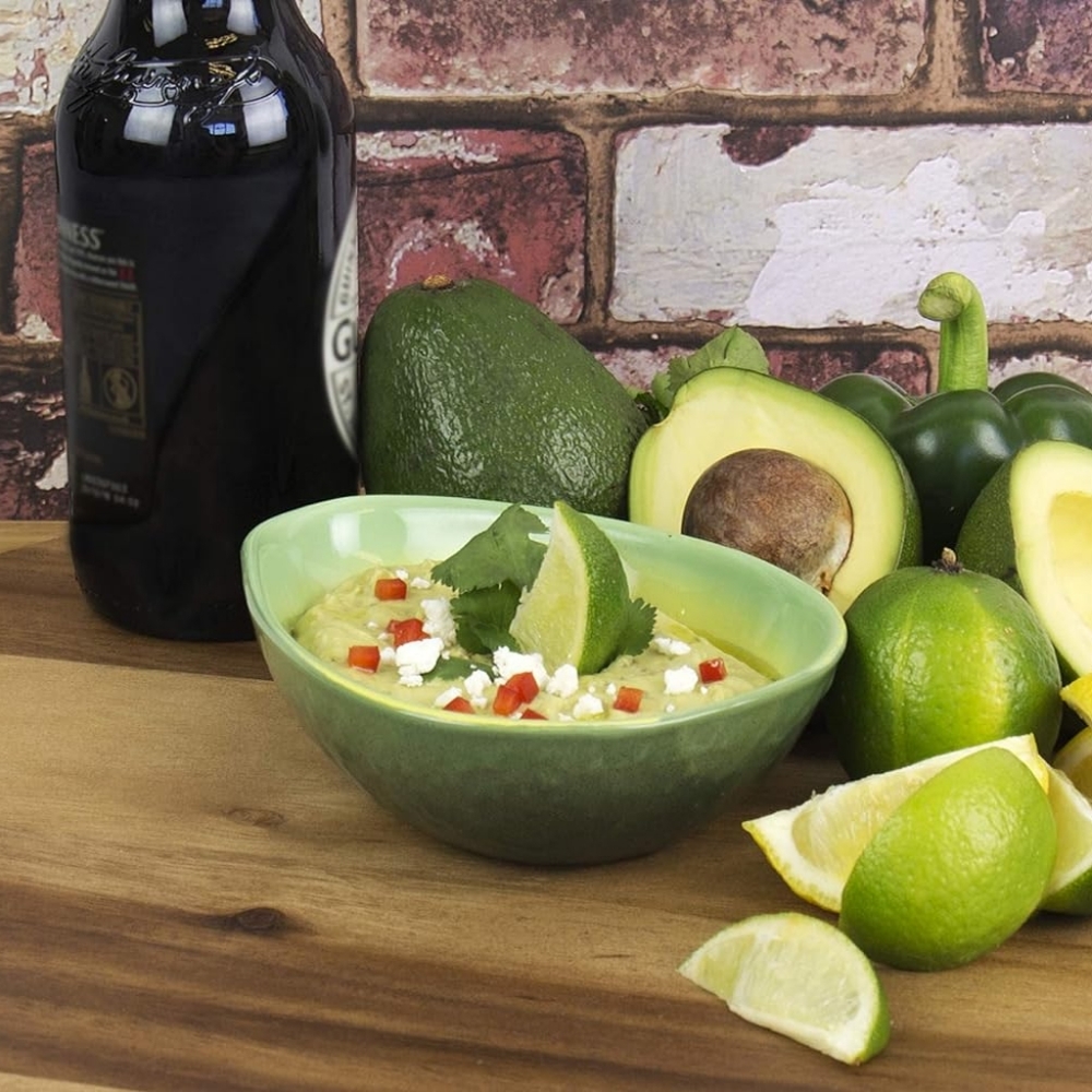 NIB Avocado Guac Serving Bowl Trinket Green